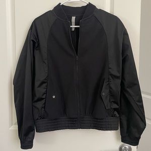 Athleta black bomber jacket [US Size: S]
